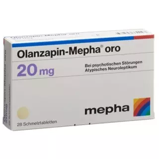 Оланзапин Мефа Oро 20 мг 28 ородиспергируемых таблеток
