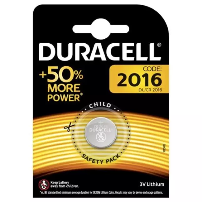 Duracell 2016 Batterie CR2016 3V Lithium Blister Duracell 2016 Batterie CR2016 3V Lithium Blister