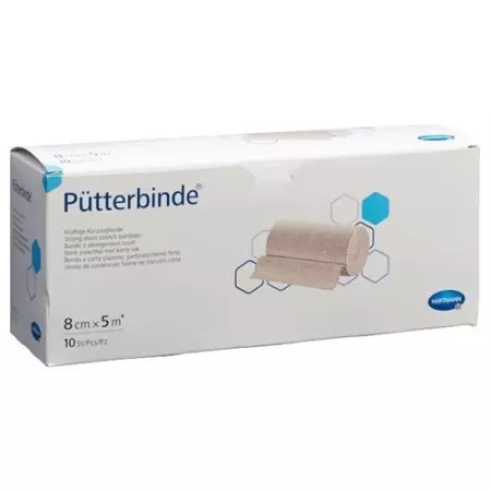 Puetter бинт 8смx5m 10 штук Puetter бинт 8смx5m 10 штук