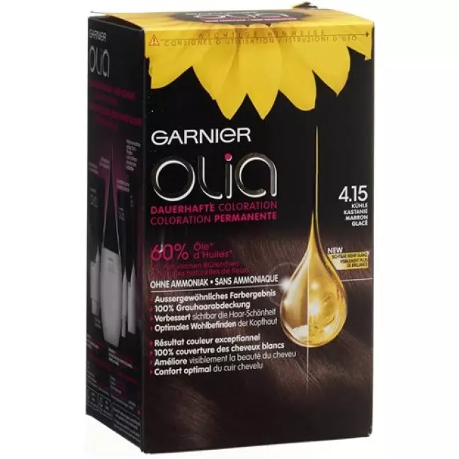 Olia Haarfarbe 4.15 Kuhle Kastanie Olia Haarfarbe 4.15 Kuhle Kastanie