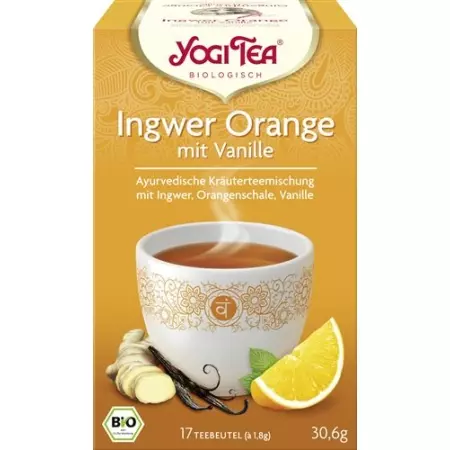 YOGI TEE INGWER ORANGE VANILLE YOGI TEE INGWER ORANGE VANILLE
