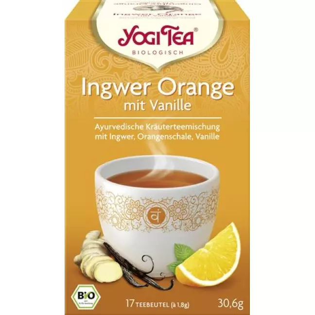 YOGI TEE INGWER ORANGE VANILLE YOGI TEE INGWER ORANGE VANILLE