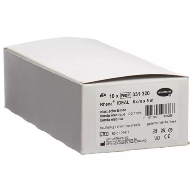 Rhena Ideal эластичный бинт Hautfarben 5мX6см 10 штук Rhena Ideal эластичный бинт Hautfarben 5мX6см 10 штук