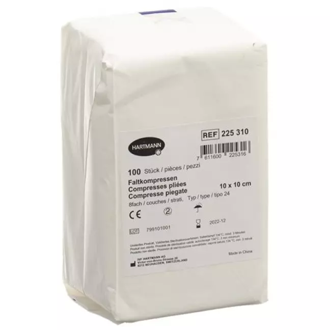 IVF Faltkompressen Typ 24 10x10см 8-fach 100 штук IVF Faltkompressen Typ 24 10x10см 8-fach 100 штук