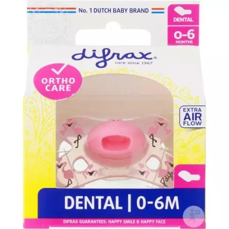 Difrax Nuggi Dental 0-6m Silikon Difrax Nuggi Dental 0-6m Silikon