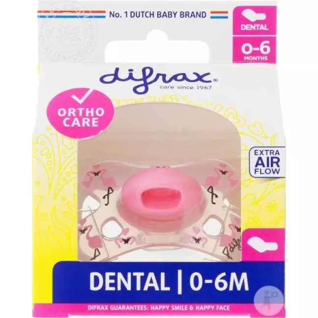 Difrax Nuggi Dental 0-6m Silikon Difrax Nuggi Dental 0-6m Silikon