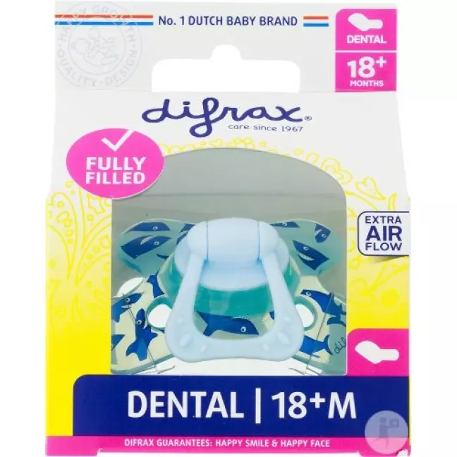 Difrax Nuggi Dental 18+m Silikon Difrax Nuggi Dental 18+m Silikon