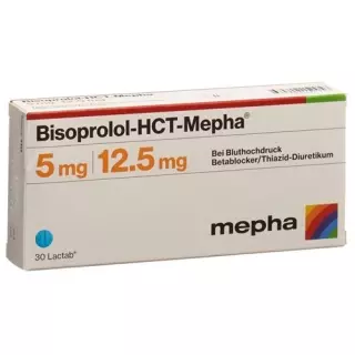 Bisoprolol HCT Mepha 5/12.5 mg 100 Lactabs