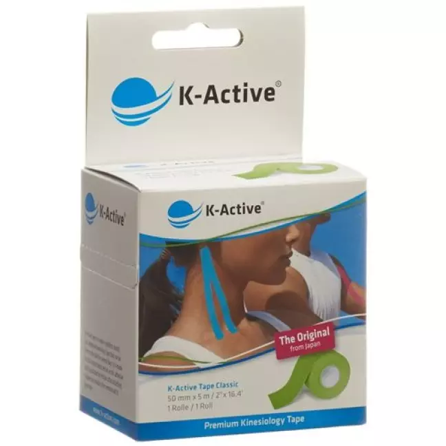 K-active Kinesio Tape 5смx5m Grun Wasserabwe K-active Kinesio Tape 5смx5m Grun Wasserabwe
