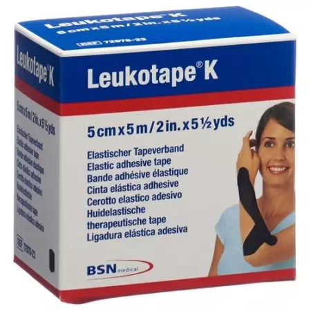 Leukotape K пластырейband 5мX5см Schwarz Leukotape K пластырейband 5мX5см Schwarz