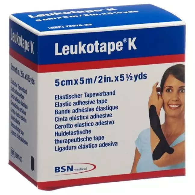 Leukotape K пластырейband 5мX5см Schwarz Leukotape K пластырейband 5мX5см Schwarz