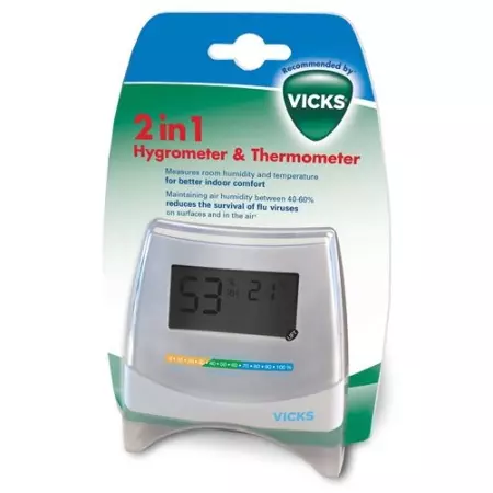 VICKS 2IN1 HYGROMETER+THERMOME VICKS 2IN1 HYGROMETER+THERMOME