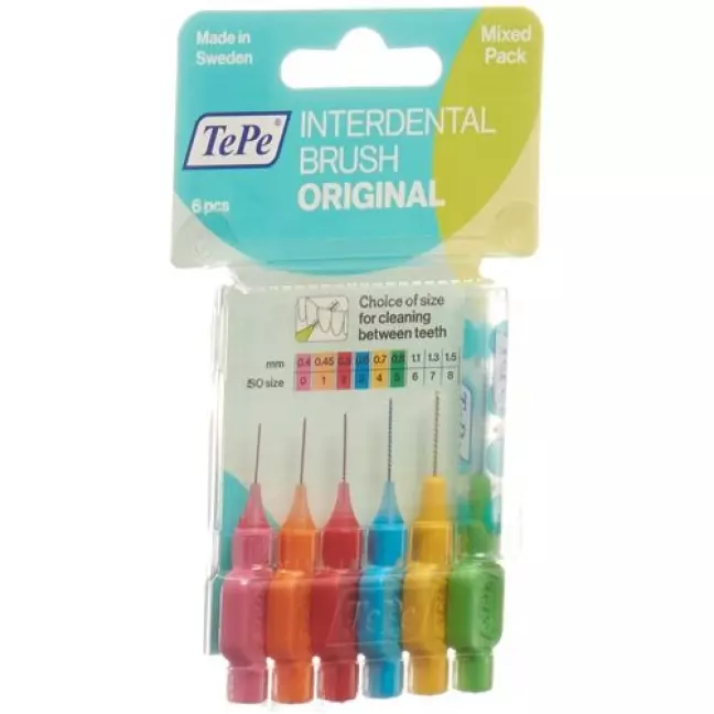TePe Interdentalbursten Mixed Pack 6 штук TePe Interdentalbursten Mixed Pack 6 штук