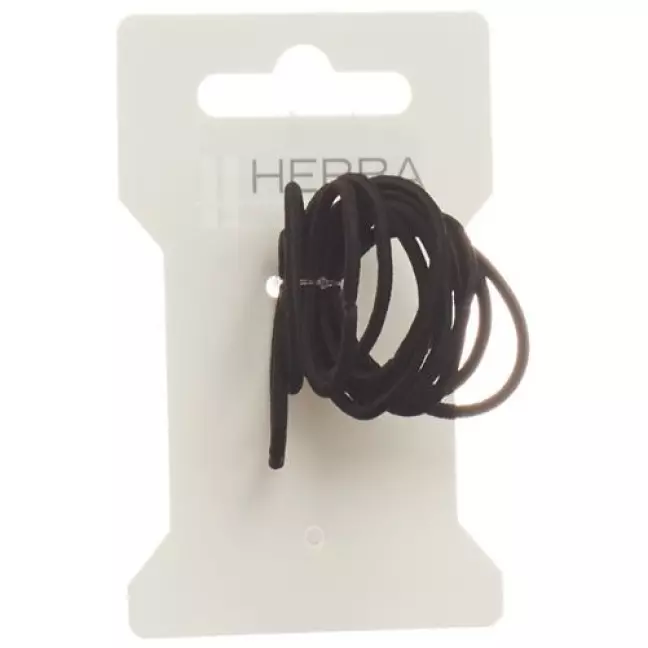 Herba Haarbinder 3см Schwarz 12 штук Herba Haarbinder 3см Schwarz 12 штук