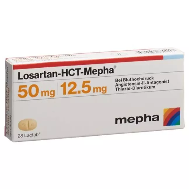 Losartan-HCT Mepha 50/12.5 mg 98 Lactabs