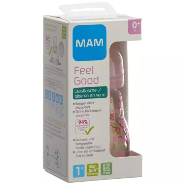 Mam Glasflasche Feel Good 170мл Mam Glasflasche Feel Good 170мл