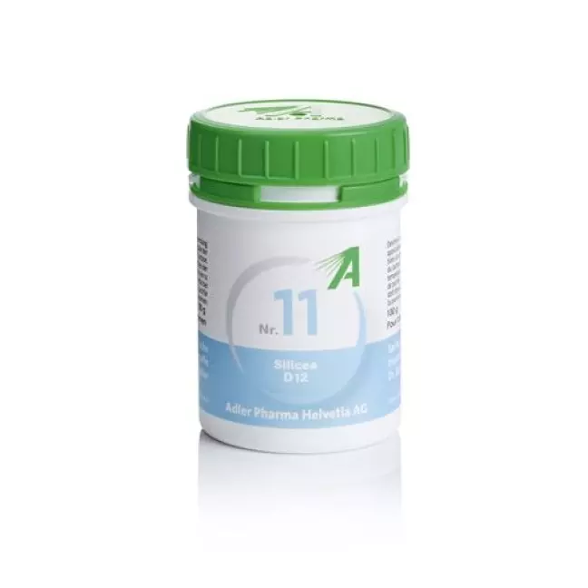 Adl Schussler Nr. 11 Silicea в таблетках, D 12 доза 100г Adl Schussler Nr. 11 Silicea в таблетках, D 12 доза 100г