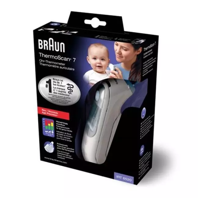 BRAUN THERMOSCAN 7 IRT 6520WE