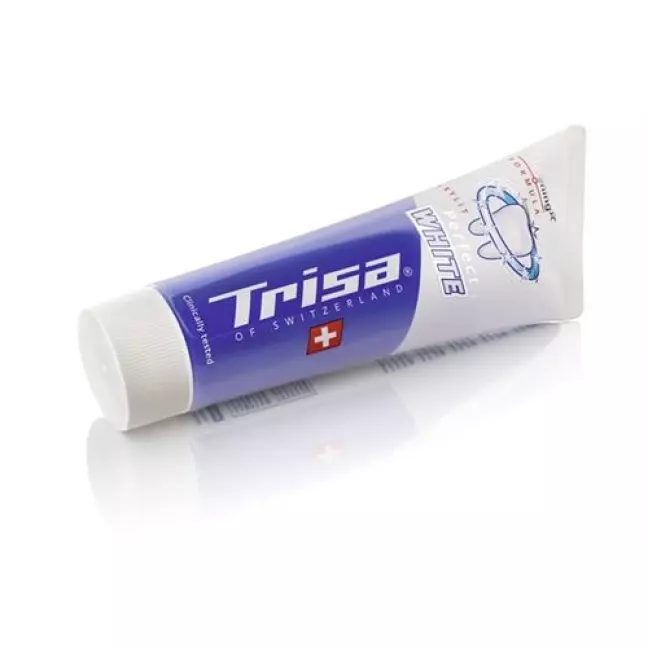 Trisa зубная паста Perfect White в тюбике 75мл Trisa зубная паста Perfect White в тюбике 75мл