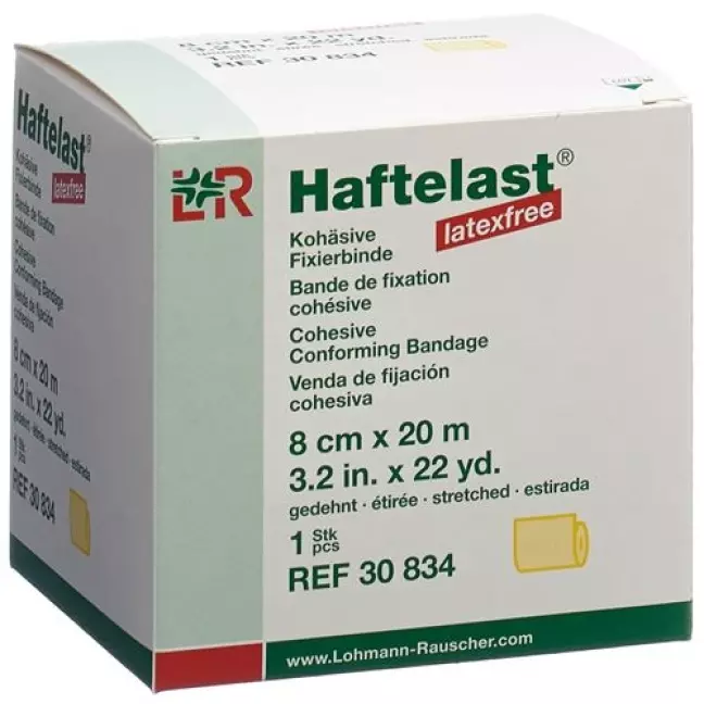 HAFTELAST FIXIERBINDE 8CMX20M HAFTELAST FIXIERBINDE 8CMX20M