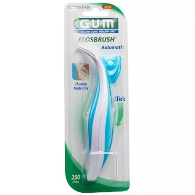 Gum Sunstar Zahnseide mit Spezialhalter Gum Sunstar Zahnseide mit Spezialhalter