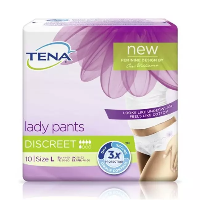 TENA LADY PANTS DISCREET L TENA LADY PANTS DISCREET L