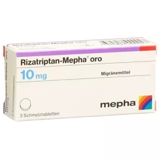 Rizatriptan Mepha Oro 10 mg 12 Schmelz tablets