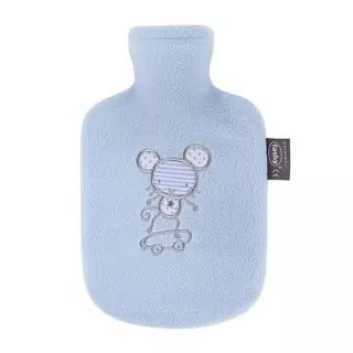 Fashy Kinderwarmeflasche 0.8л Flauschbezug Hellbl