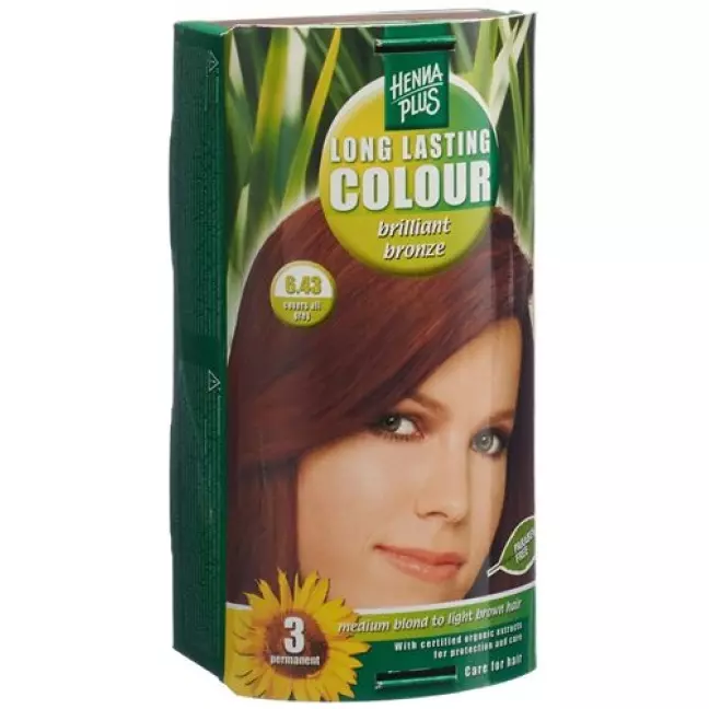Henna Plus Long Lasting Colour Brilliant Bronze 6.43 Henna Plus Long Lasting Colour Brilliant Bronze 6.43