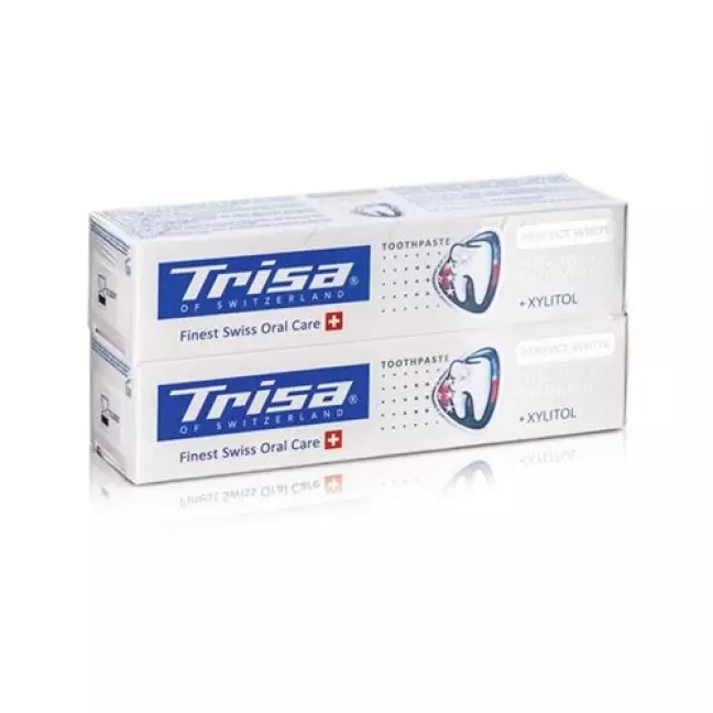 Trisa зубная паста Perfect White Duo 2x 75мл Trisa зубная паста Perfect White Duo 2x 75мл