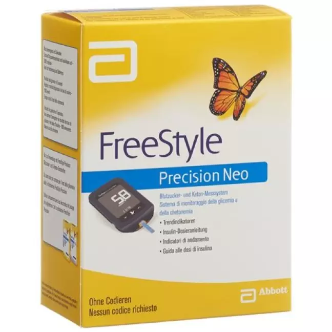 Abbott FreeStyle Precision Neo система мониторинга уровня глюкозы в крови Abbott FreeStyle Precision Neo система мониторинга уровня глюкозы в крови