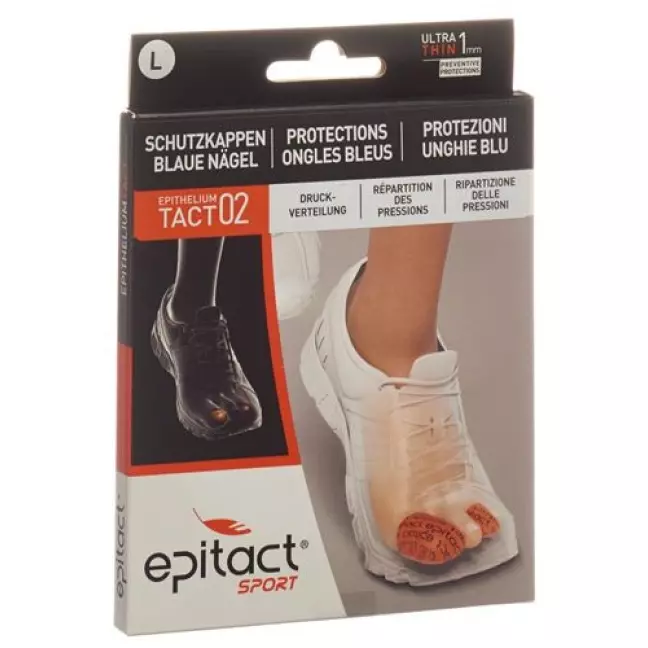 Epitact Sport Zehenschutz Blaue Nagel L 34мм 2 штуки Epitact Sport Zehenschutz Blaue Nagel L 34мм 2 штуки
