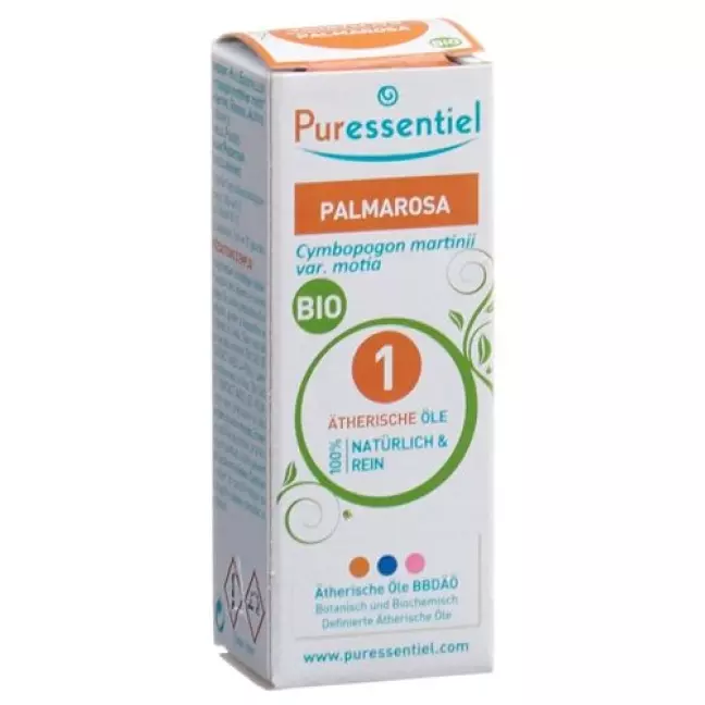 Puressentiel Palmarosa эфирное масло Bio 10мл Puressentiel Palmarosa эфирное масло Bio 10мл