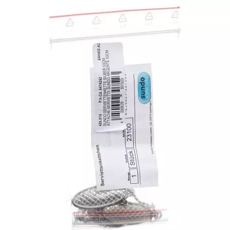 SUNDO SERVIETTENKETT 53CM SILB SUNDO SERVIETTENKETT 53CM SILB