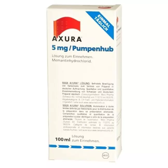 Axura 10 mg/g 100 ml Axura 10 mg/g 100 ml