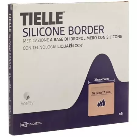 Tielle Silicone Border 21x22cm 5 Stuck Tielle Silicone Border 21x22cm 5 Stuck