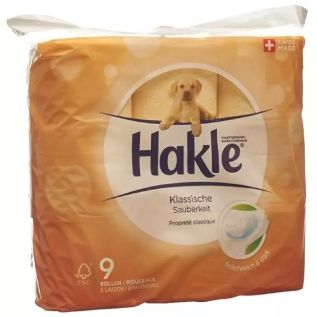 Hakle Klassische Sauberkeit Orange FSC 9 штук Hakle Klassische Sauberkeit Orange FSC 9 штук