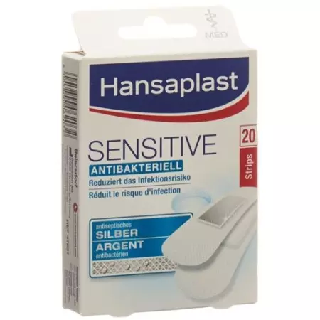 Hansaplast Med Sensitive Strips 20 штук