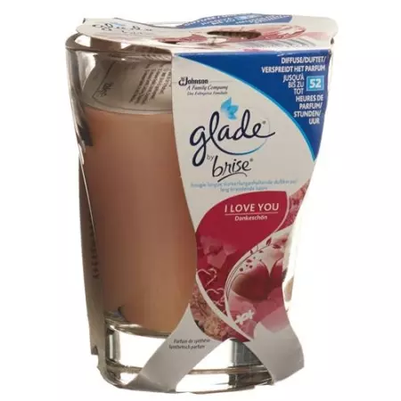 GLADE BY BRISE KERZE ILOVE YOU GLADE BY BRISE KERZE ILOVE YOU
