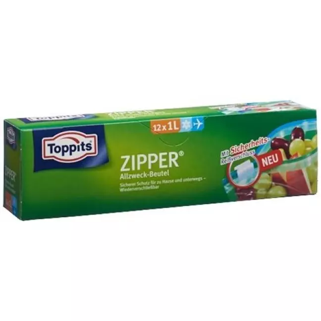 TOPPITS ZIPPER ALLZWECKBEUTEL TOPPITS ZIPPER ALLZWECKBEUTEL