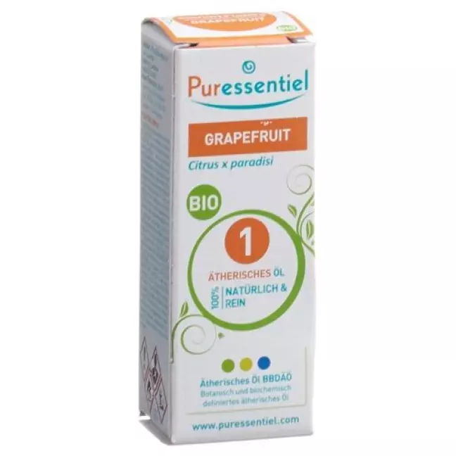 Puressentiel Grapefruit эфирное масло Bio 10мл Puressentiel Grapefruit эфирное масло Bio 10мл