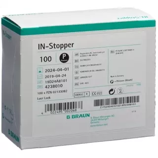 BRAUN INSTOPFEN LUER LOCK GELB