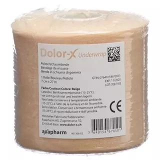 DOLOR-X UNDERWRAP 7CMX27M BEI