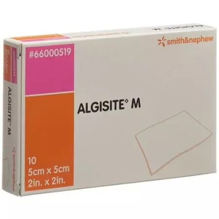 Algisite M Alginat Kompressen 5x5см 10 штук Algisite M Alginat Kompressen 5x5см 10 штук