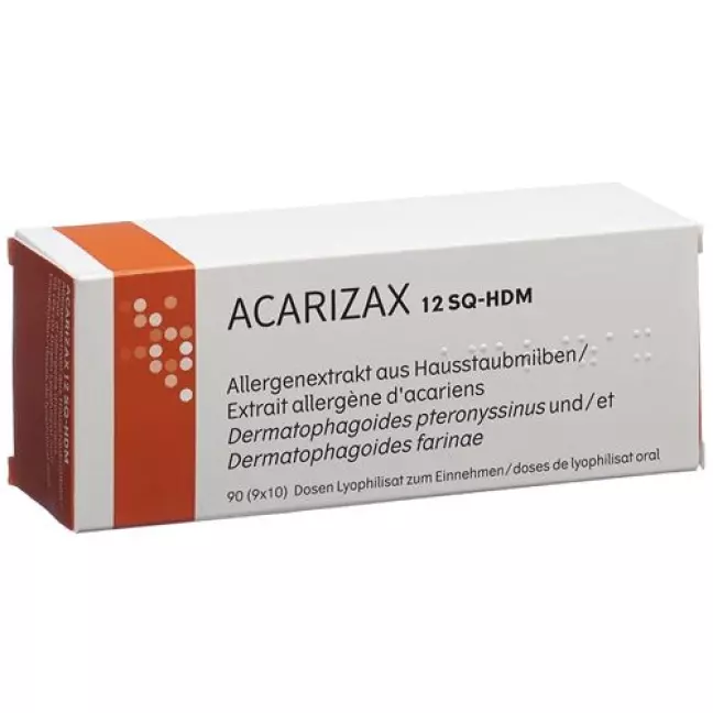 ACARIZAX LYOPHILISAT Z EINNEHM ACARIZAX LYOPHILISAT Z EINNEHM