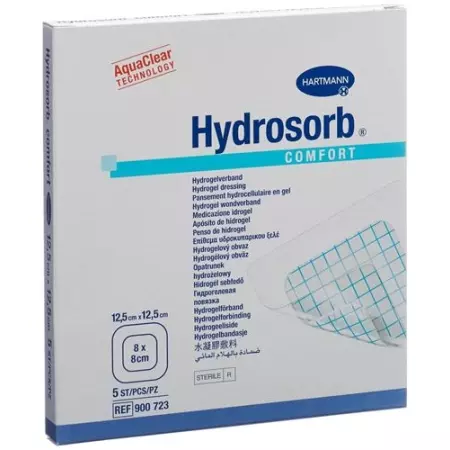 Hydrosorb Comfort Hydrogel 12.5x12.5см стерильный 5 штук Hydrosorb Comfort Hydrogel 12.5x12.5см стерильный 5 штук