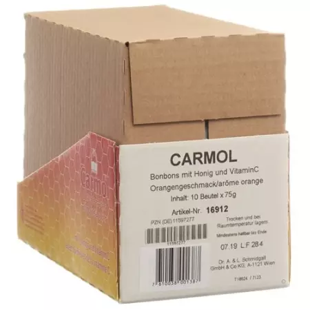 CARMOL LUTSCHBONBONS ORANGE CARMOL LUTSCHBONBONS ORANGE