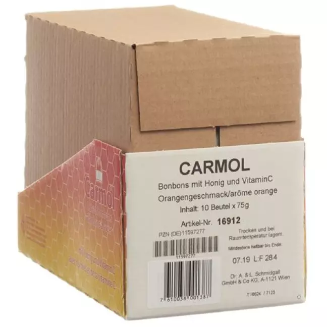 CARMOL LUTSCHBONBONS ORANGE CARMOL LUTSCHBONBONS ORANGE
