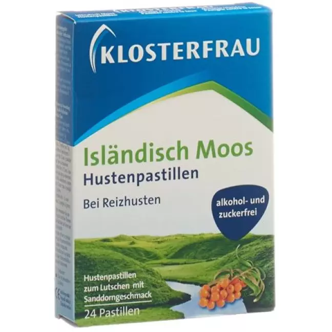 Klosterfrau Islaendisch Moos Pastill Sanddo 24 штуки Klosterfrau Islaendisch Moos Pastill Sanddo 24 штуки