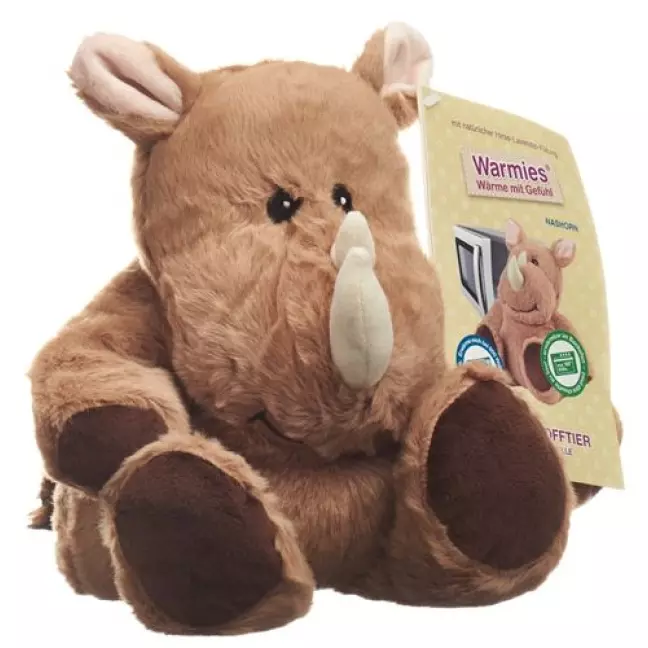 WARMIES WAERME NASHORN LAVENDE WARMIES WAERME NASHORN LAVENDE